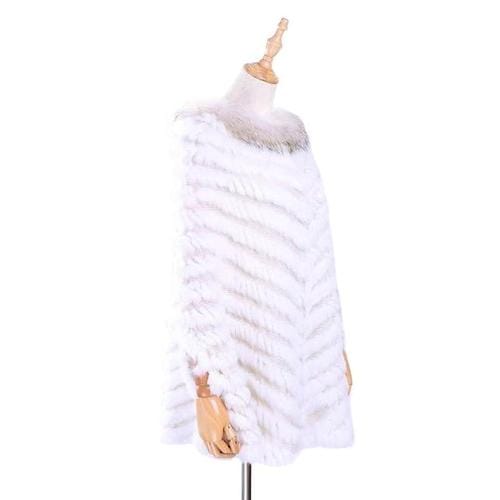 Lyhyt naisten poncho turkisella