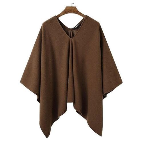 Pitkä, tyylikäs miesten poncho