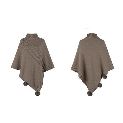Pitkä naisten poncho