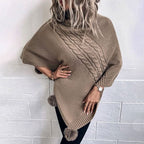 Pitkä naisten poncho