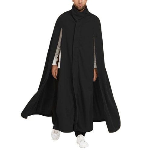 Pitkä tyylikäs miesten poncho
