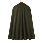 Pitkä miesten poncho napeilla