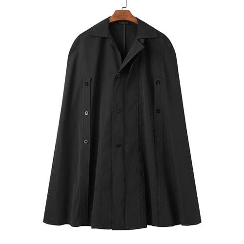 Pitkä miesten poncho napeilla