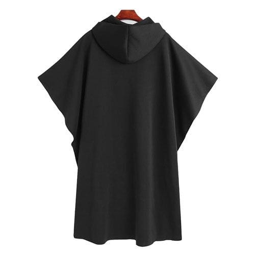 Pitkä urbaani streetwear-poncho