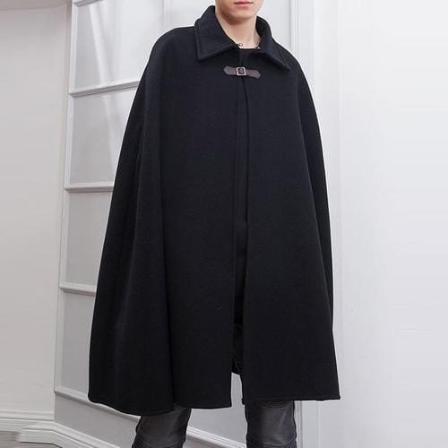 Pitkä lämmin miesten poncho