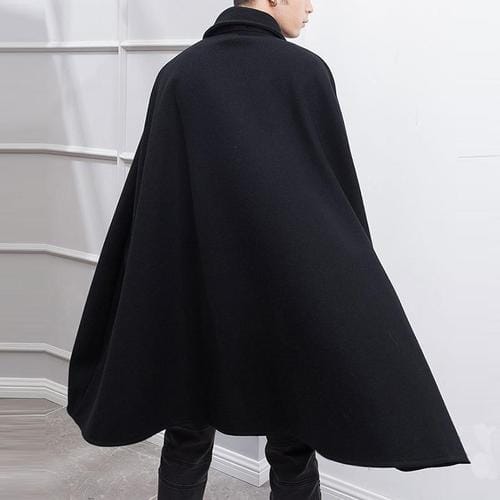 Pitkä lämmin miesten poncho