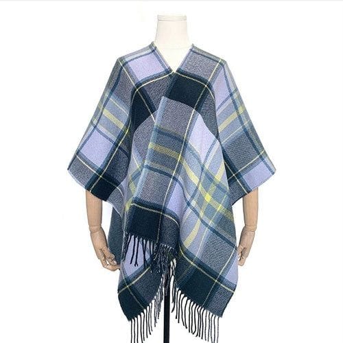 Käännettävä naisten poncho kashmirista
