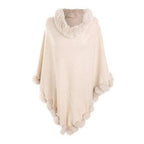 Naisten ruudullinen poncho, kashmir