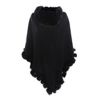 Naisten ruudullinen poncho, kashmir
