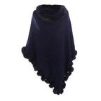 Naisten ruudullinen poncho, kashmir