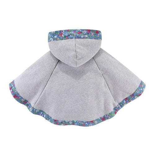 Puuvillainen talviponcho lapsille