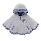 Puuvillainen talviponcho lapsille