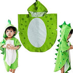 Vauvan kylpyponcho dinosauruskuviolla