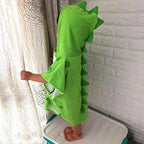 Vauvan kylpyponcho dinosauruskuviolla