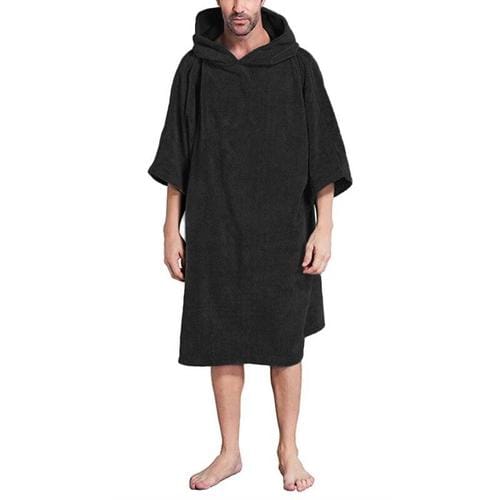 Kylpyponcho – Miesten fleece-uimapocho