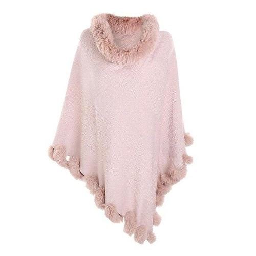 Naisten ruudullinen poncho, kashmir