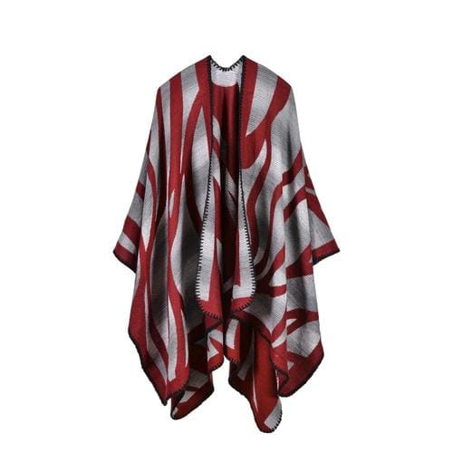 Talviviitta poncho naisille