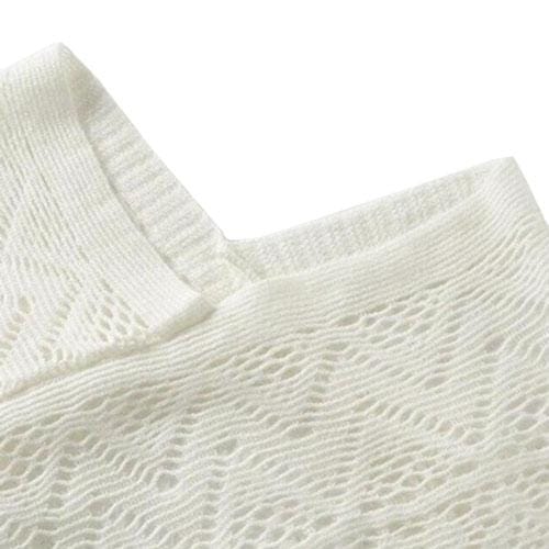 Kesäinen pitsiponcho naisille