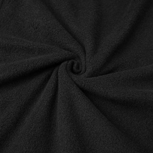 Ruudullinen fleeceponcho miehille
