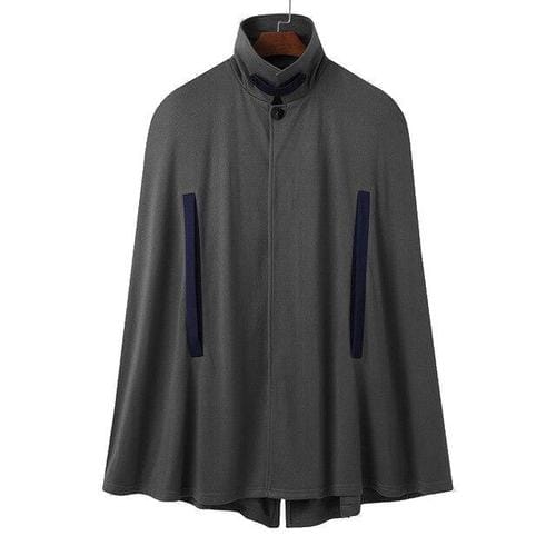 Lämmin talviponcho miehille
