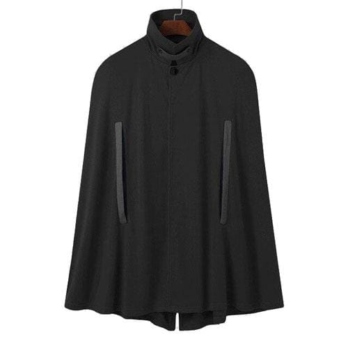 Lämmin talviponcho miehille