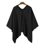 Pitkä, tyylikäs miesten poncho