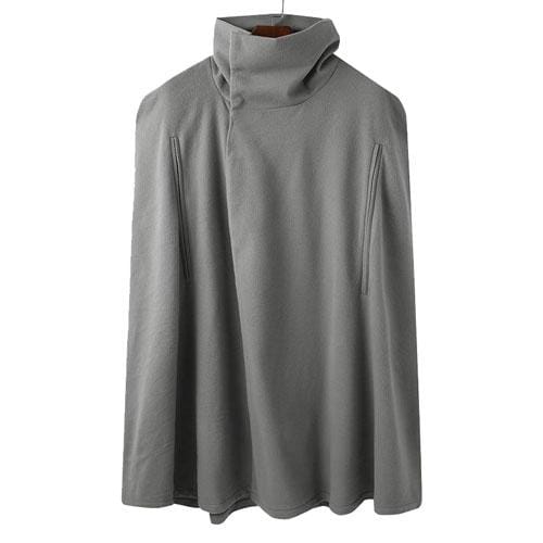Thermo-fleece-poncho miehille