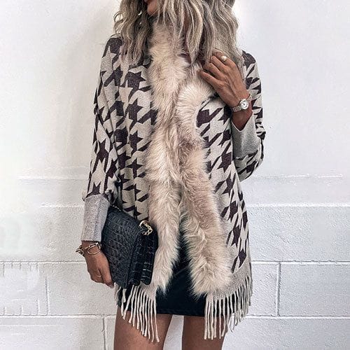 Talvi poncho takki