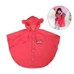 Hupullinen sadeponcho lapsille