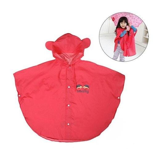 Hupullinen sadeponcho lapsille