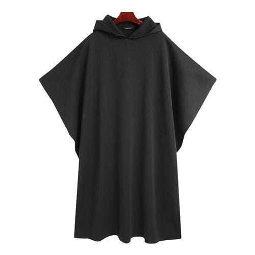 Pitkä urbaani streetwear-poncho