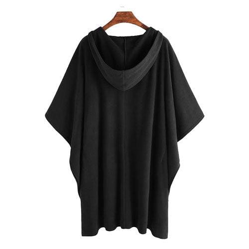 Muodikas miesten poncho hupulla