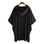 Muodikas miesten poncho hupulla