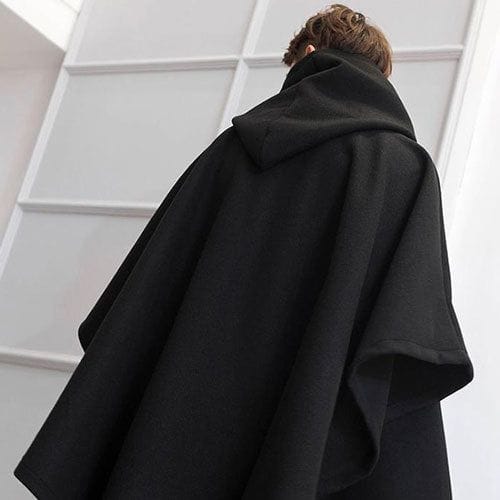 Miesten hupullinen ponchoviitta