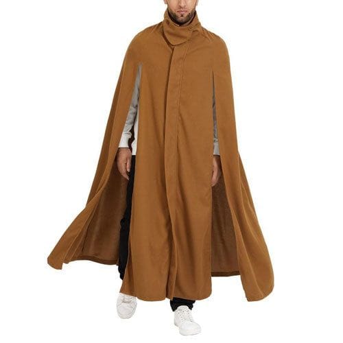 Pitkä tyylikäs miesten poncho