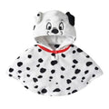 Viihtyisä vauvaponcho, jossa dalmatialainen kuvio