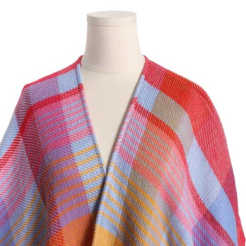 Cashmere-huivi poncho naisille