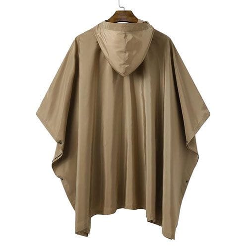 Sateenkaariponcho college-kankaasta