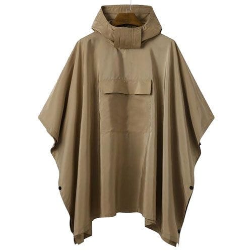 Sateenkaariponcho college-kankaasta
