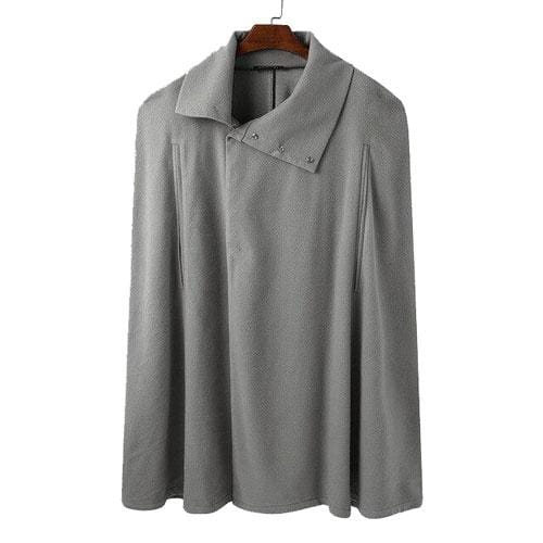 Thermo-fleece-poncho miehille