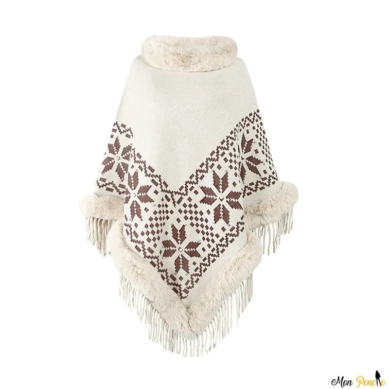Pooloponcho korkeat kaulukset