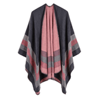Vintages-tyylinen naisten poncho kashmiria
