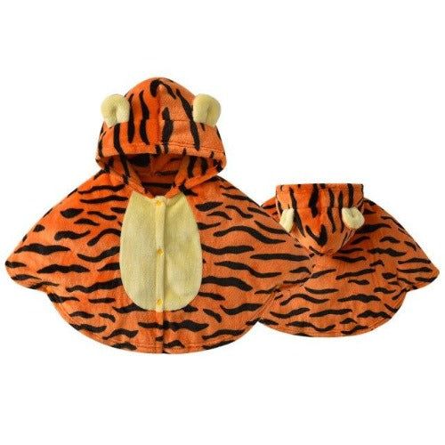 Lämmin vauvan poncho Tigger