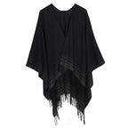 Naisten lämmin kashmir poncho