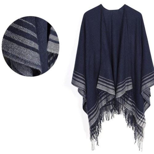 Naisten lämmin kashmir poncho