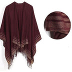 Naisten lämmin kashmir poncho