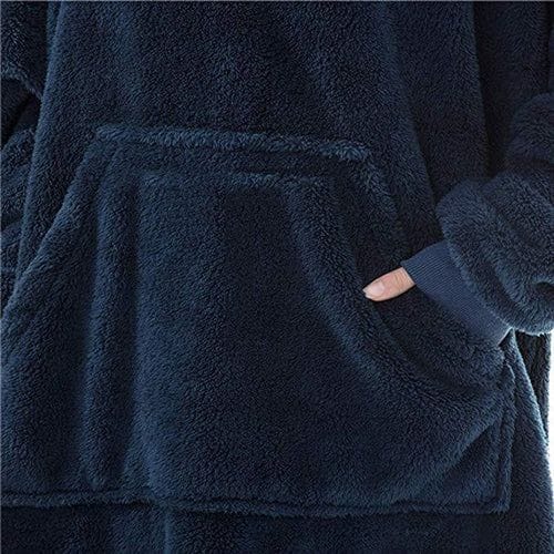 Lämmin ruudullinen poncho