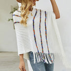 Lämmin poncho viitta