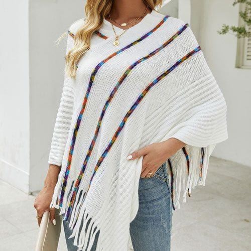 Lämmin poncho viitta
