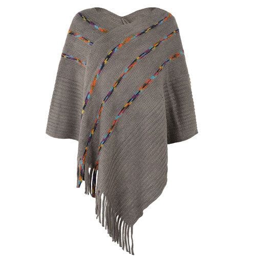 Lämmin poncho viitta